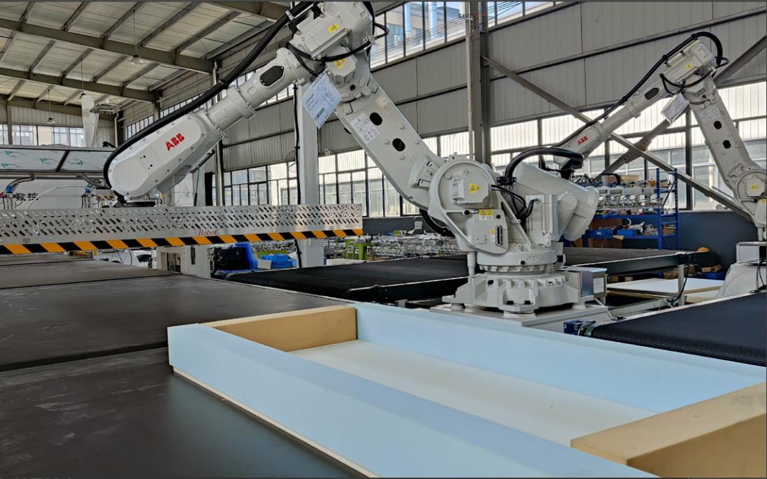 弹簧床垫床芯机器人生产线