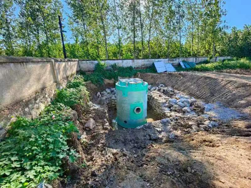 三套一体化农村污水处理泵站发货实例