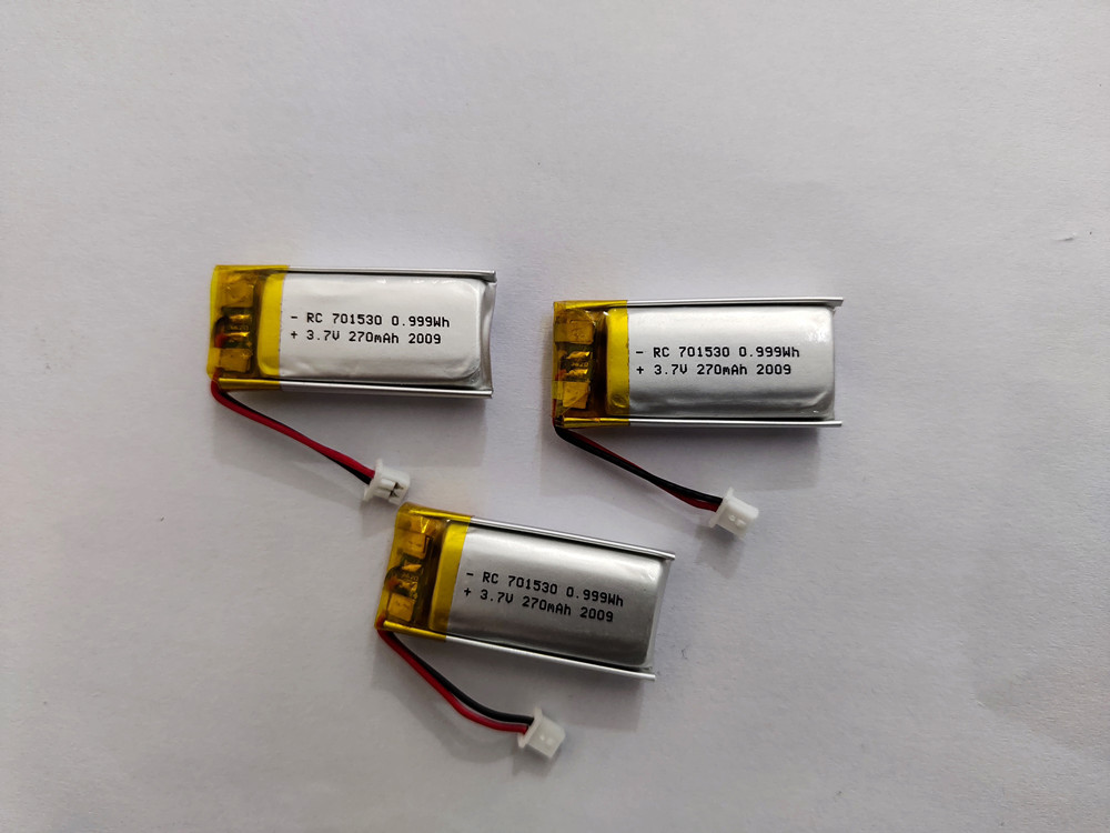 3.7V聚合物电芯RC701530智能穿戴锂电池