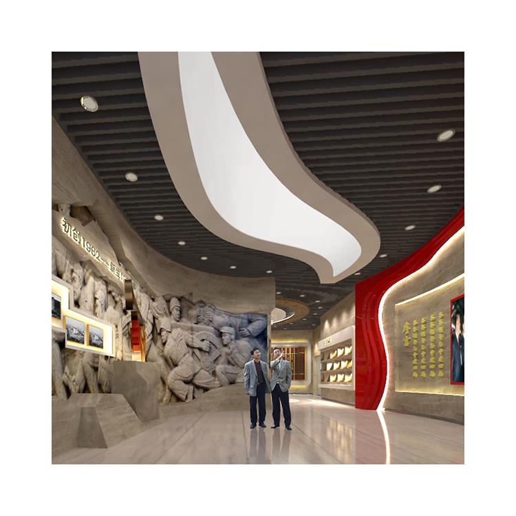 广州展厅施工 按需定制 展厅异形屏规划设计
