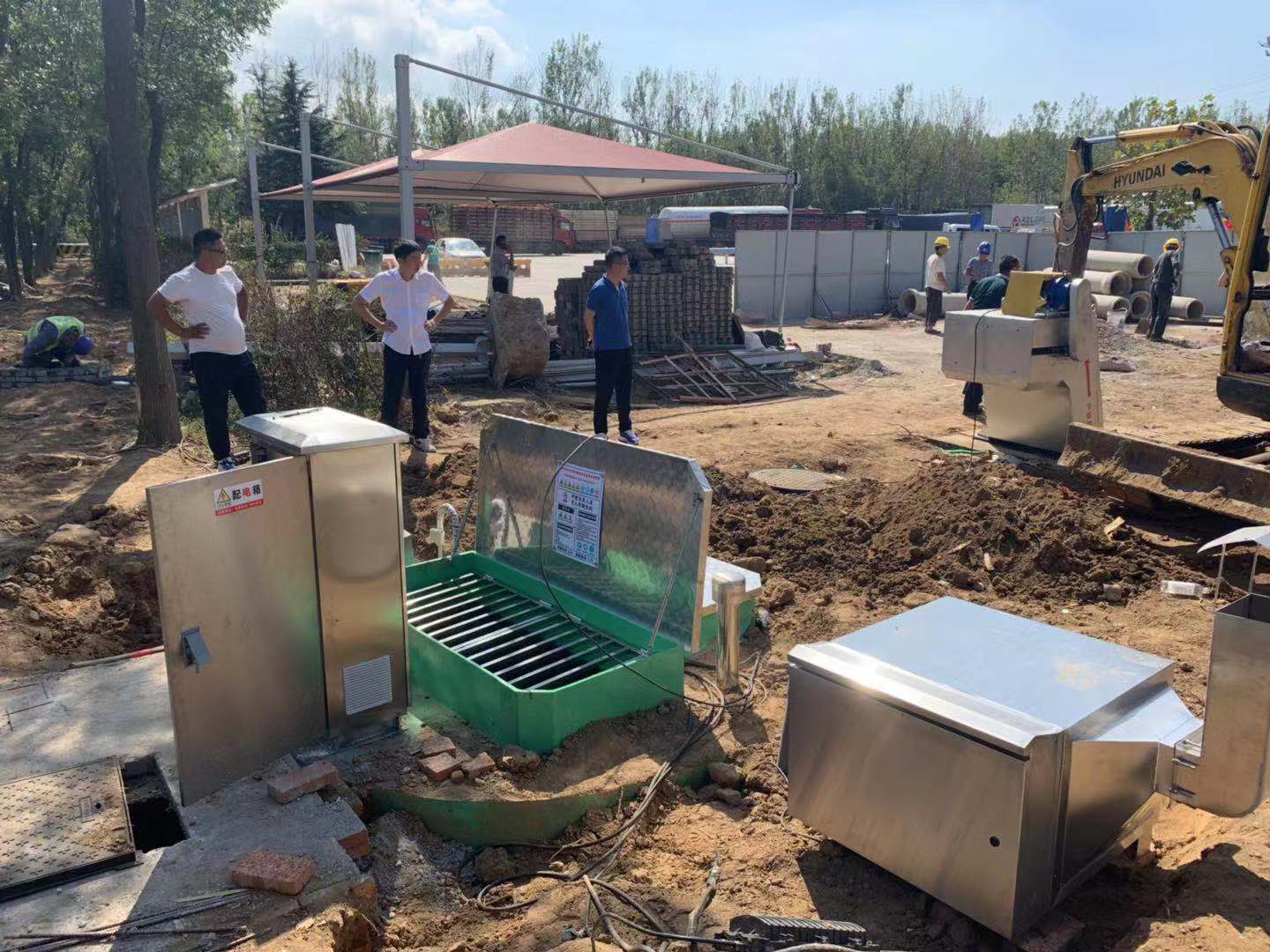 河南污水截流 雨水排放 地埋式截流井