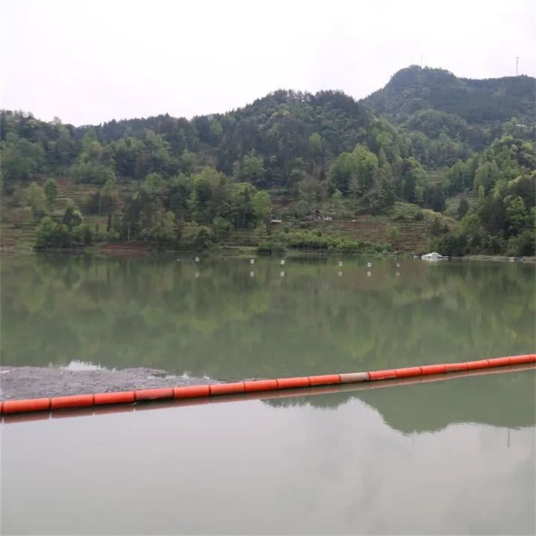湖面水草垃圾拦阻方案 水上拦漂排塑料浮体