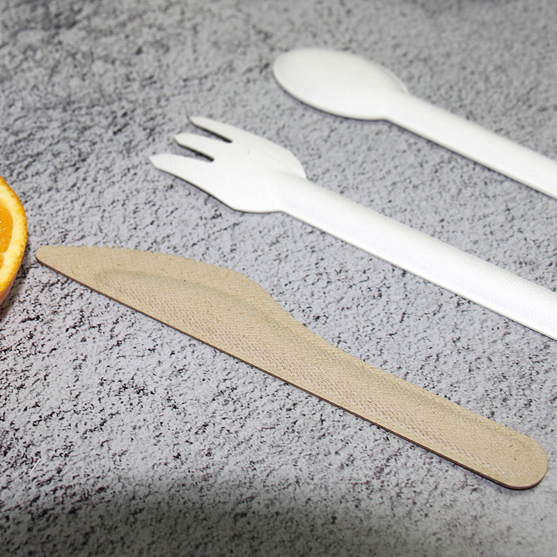 甘蔗浆一次性环保可降解餐具西餐叉寿司沙拉纸浆叉勺