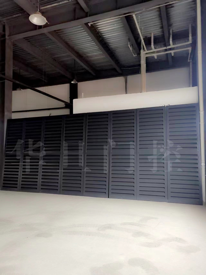 安徽華旦-變電站折板式消聲百葉窗-實體生產廠家