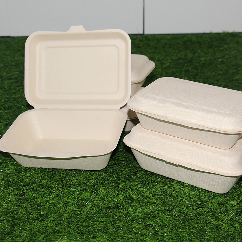 小麦秸秆餐具 食堂外卖打包可用 环保可降解一次性餐盒