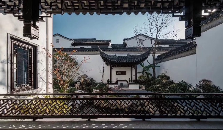 上海新中式景观设计,庭院设计方案