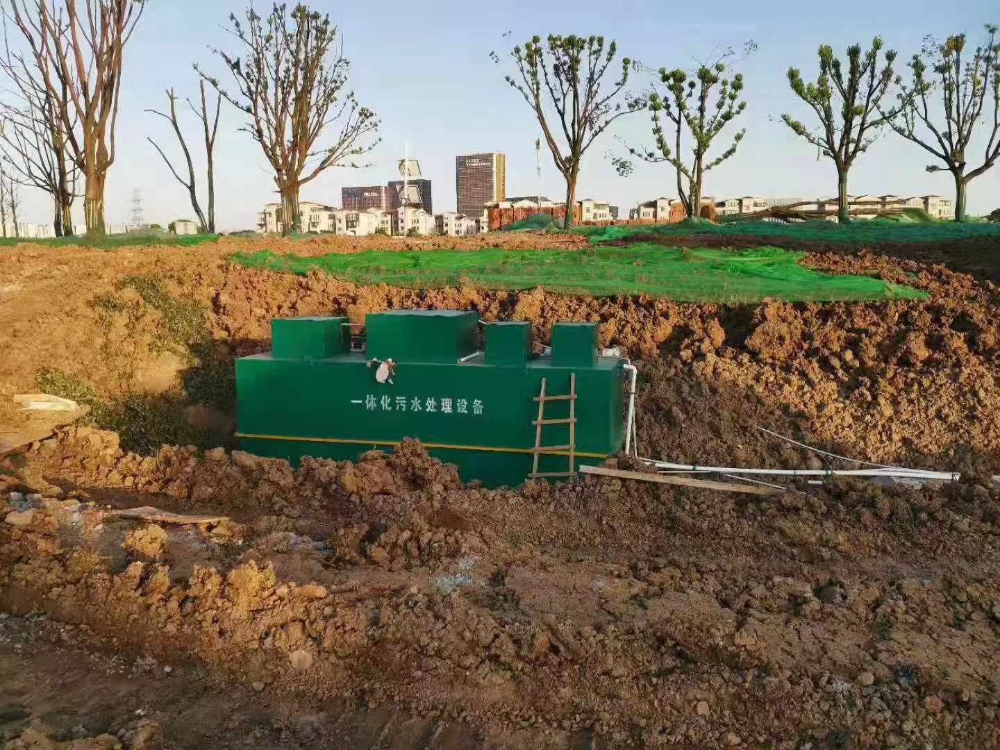 榆树 乡镇生活污水处理设备 农村一体化净水设备 制作方案 环保节能