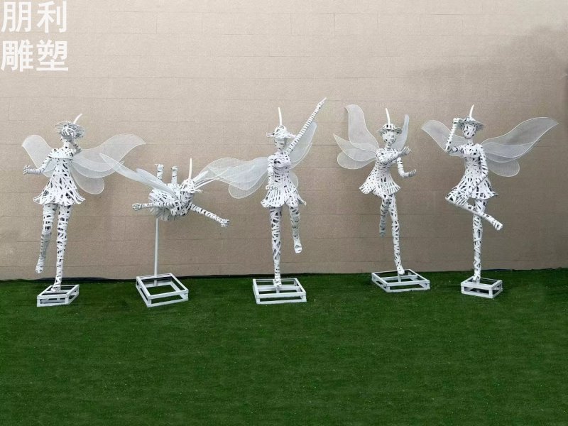 企业精灵仙子雕塑供求 公共小精灵雕塑实景制造 仙子雕塑