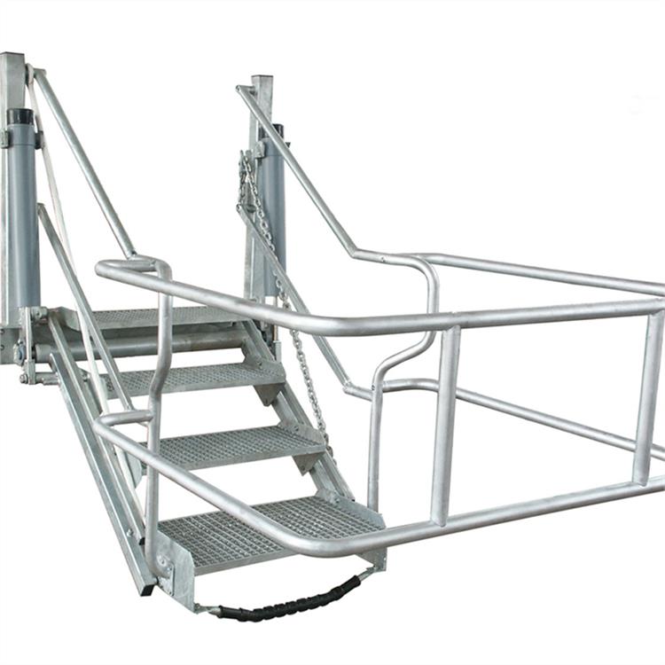 鹤管活动梯装车平台 化工装卸平台 栈桥配套不锈钢活动梯