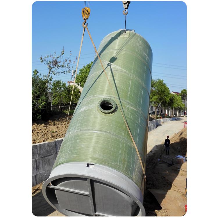 新疆玻璃钢化粪池价格 玻璃钢材质雨水泵站