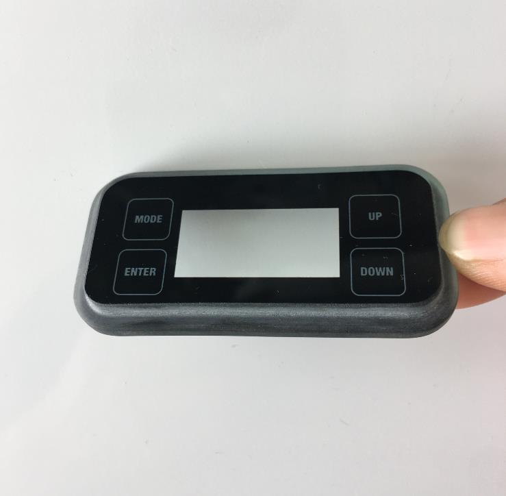 5mm丝印钢化玻璃屏触摸控制板设备盖板玻璃丝印黑色仪器面板玻璃