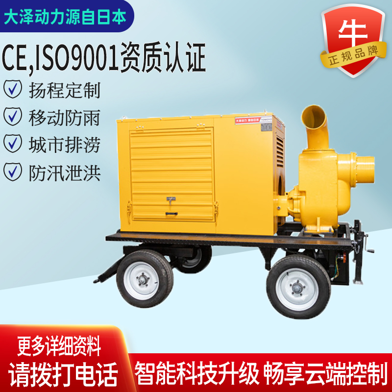 300立方12寸排涝泵柴油机自吸式泵