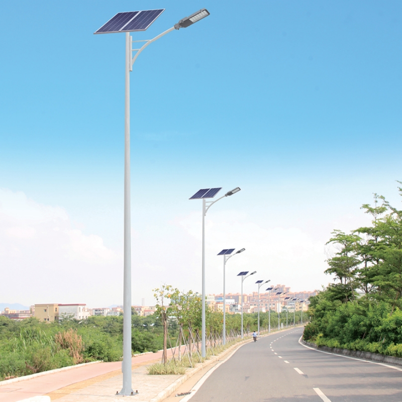 华赢6米社区路灯多少钱一条生产LEd路灯户外太阳能道路照明