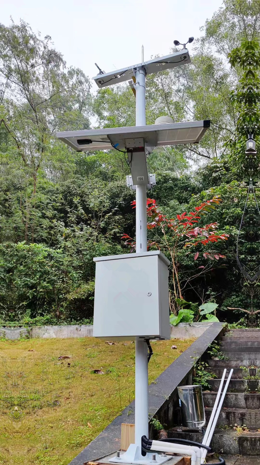植物园空气质量监测系统 多功能小型气象站 雨量监测系统