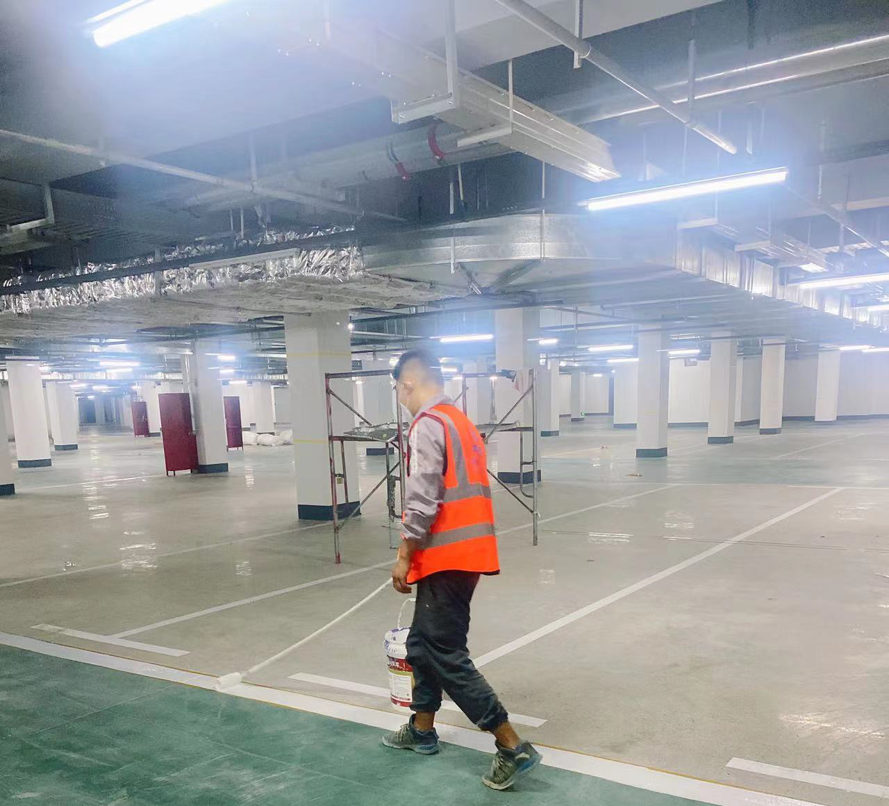 郑州停车场地下室划线施工团队
