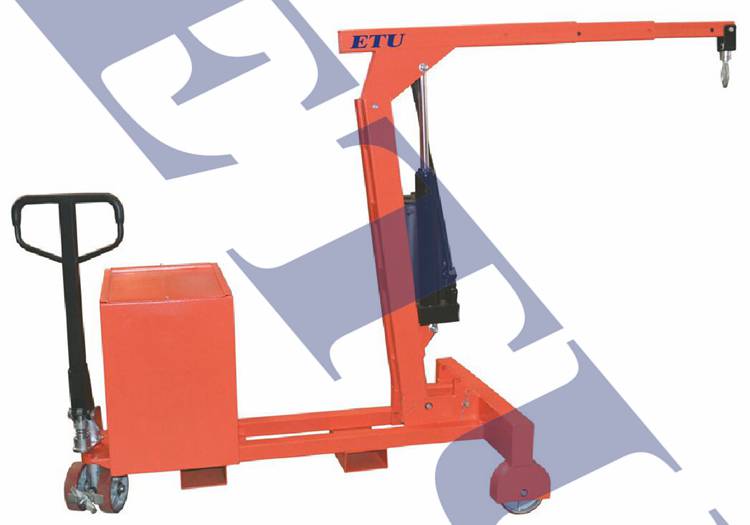 ETU易梯优,手动半电动全电动平衡重式单臂吊,可移小吊车550/750KG