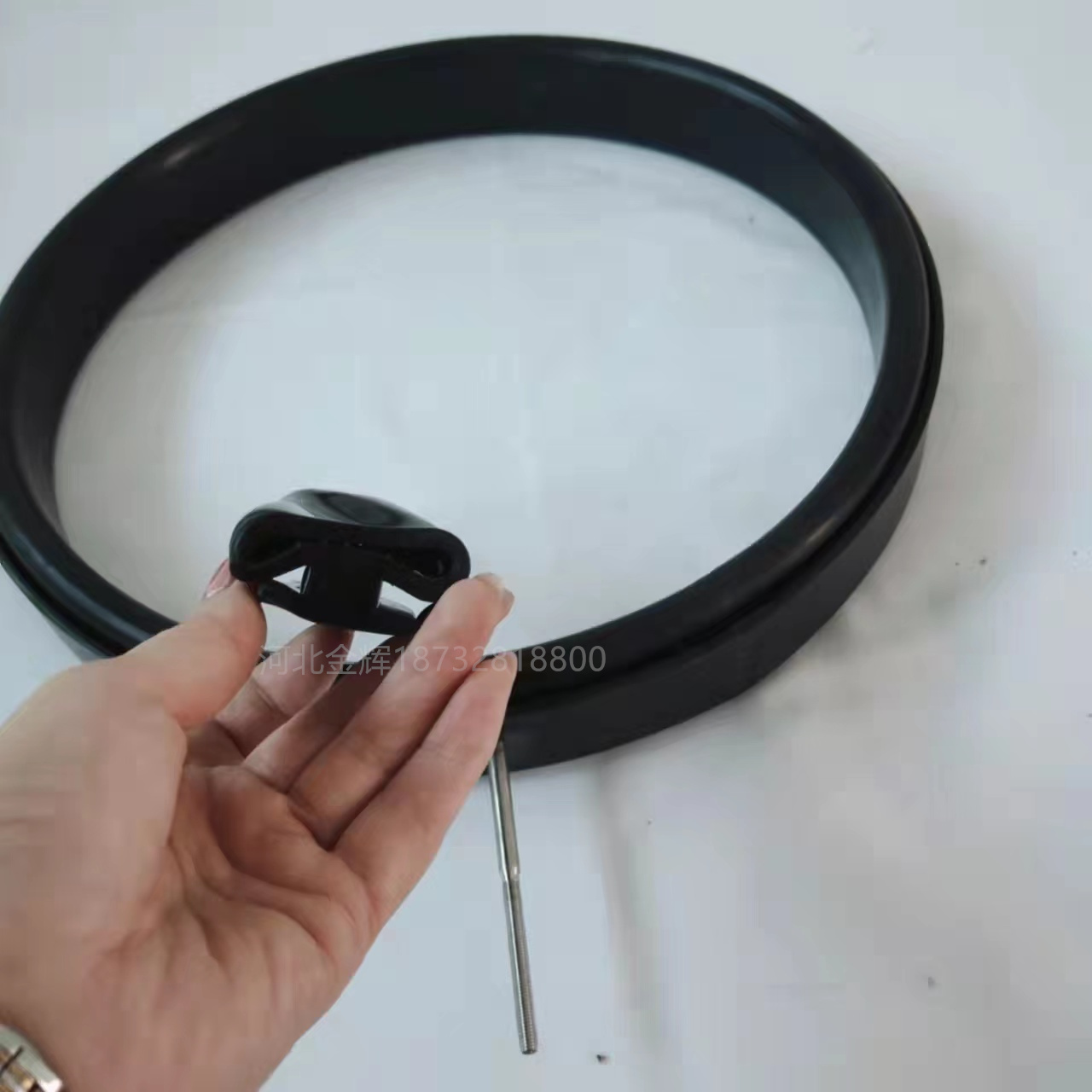厂家定制黑色耐磨三元乙丙硅橡胶圆形整模充气密封条减震密封