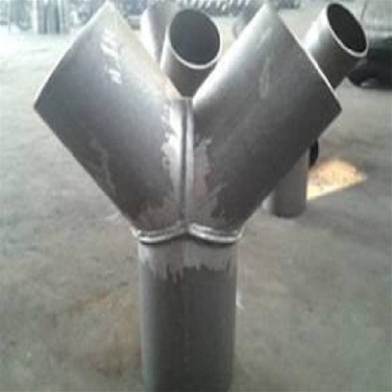 瑞昌焊接异径三通碳钢无缝三通Y型三通-瑞屹管道