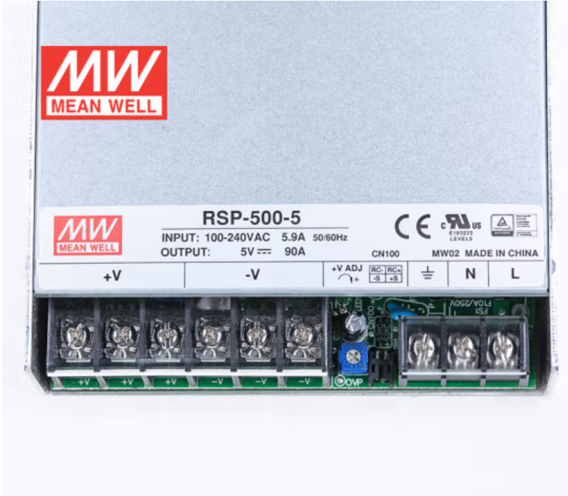 閩臺明緯MEANWELL RSP-500-24 開關電源 含PFC 24V|500W 輸出