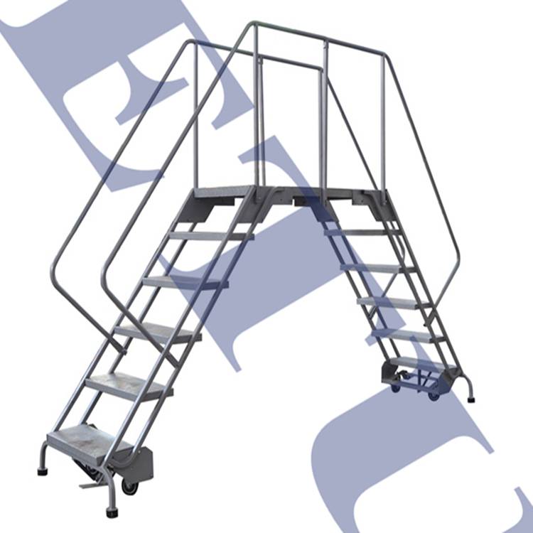 ETU易梯优,【跨线梯】定制跨障碍输送线钢制不锈钢爬梯安装跨桥梯生产维修跨线梯