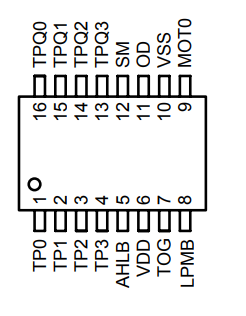 4键触摸感应芯片 TTP224C DICE 祼片