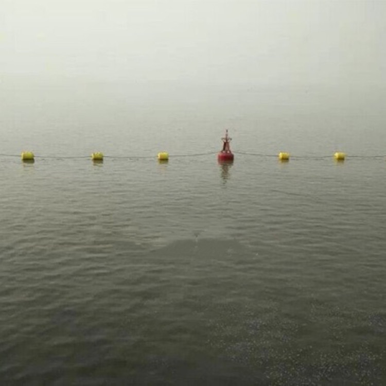 深水区警示喷字浮筒 电缆浮力浮筒