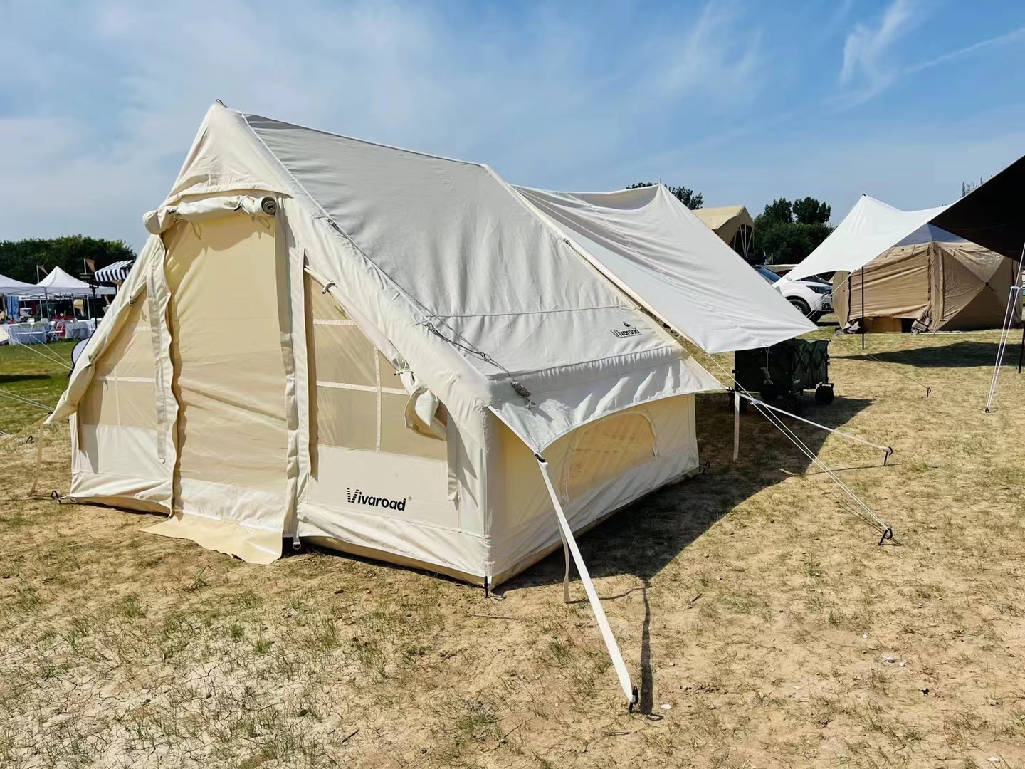 Vivaroad长路充气帐篷小屋子露营野营装备可住宿加厚面料帐篷