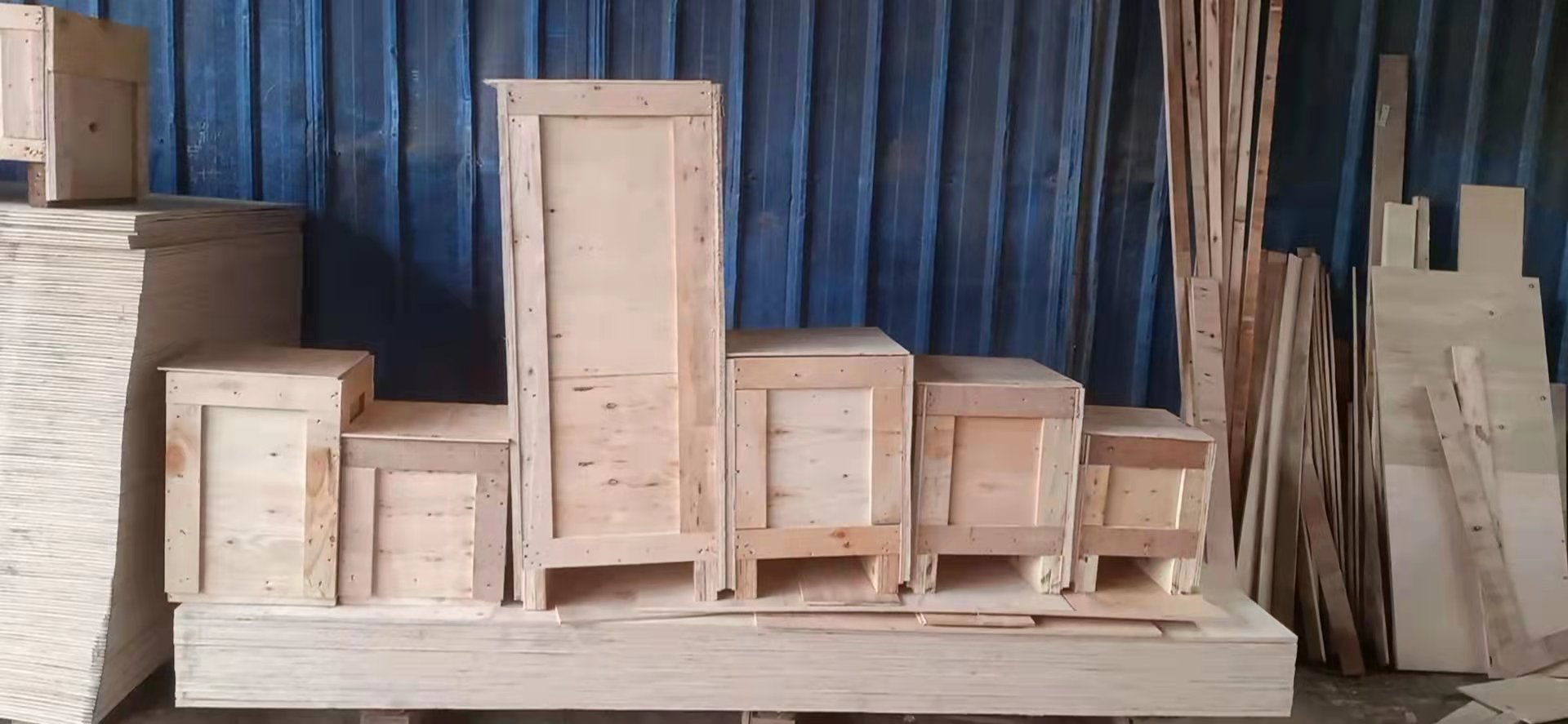 实木木箱定做 真空包装箱 多层板木箱 模具包装箱