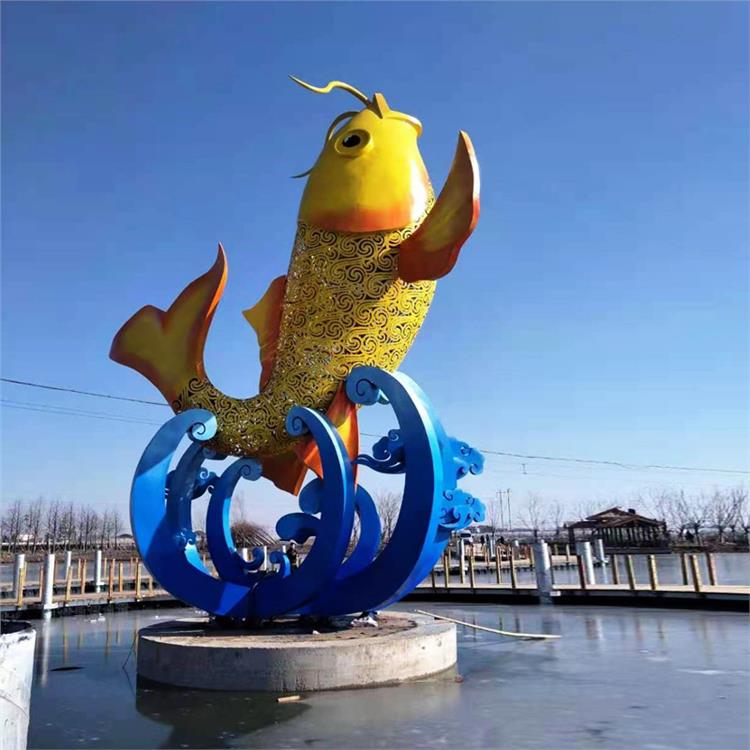 大型鲤鱼雕塑-定做-鲤鱼雕像