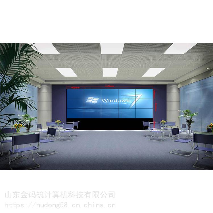 河北省唐山市 多媒体展厅拼接大屏 电视墙显示器拼接屏大屏幕 价格合理 金码筑