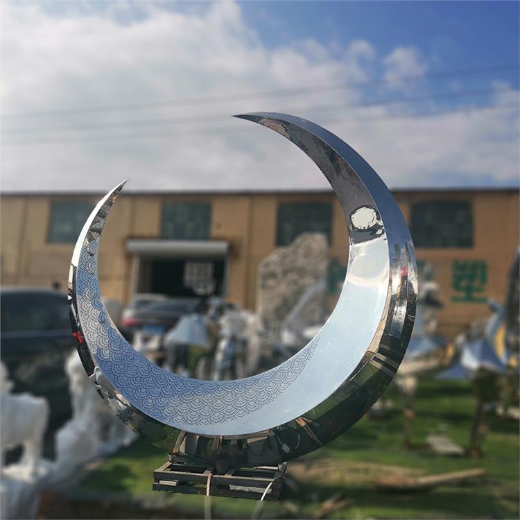 不锈钢圆环雕塑 生产厂家 不锈钢圆形雕塑