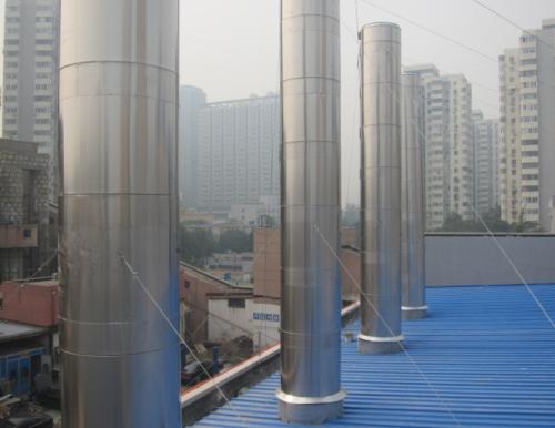 重庆不锈钢烟囱施工-商业厨房排油烟管系统安装-科诺环保