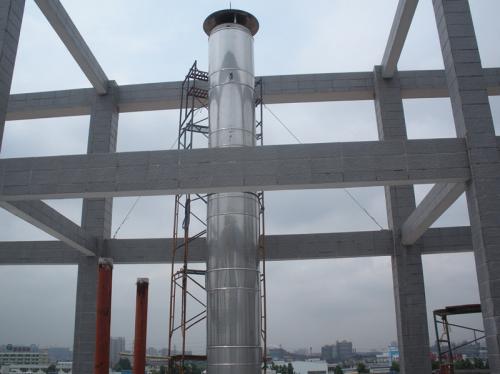 四川预制双层成品烟囱厂家-不锈钢风管安装-科诺环保
