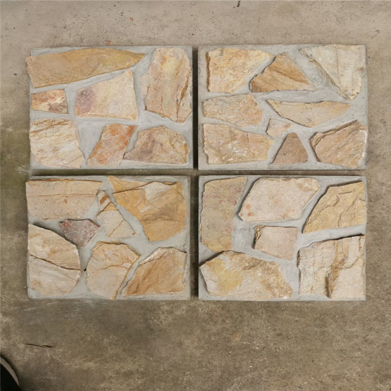 虎皮黃碎拼石