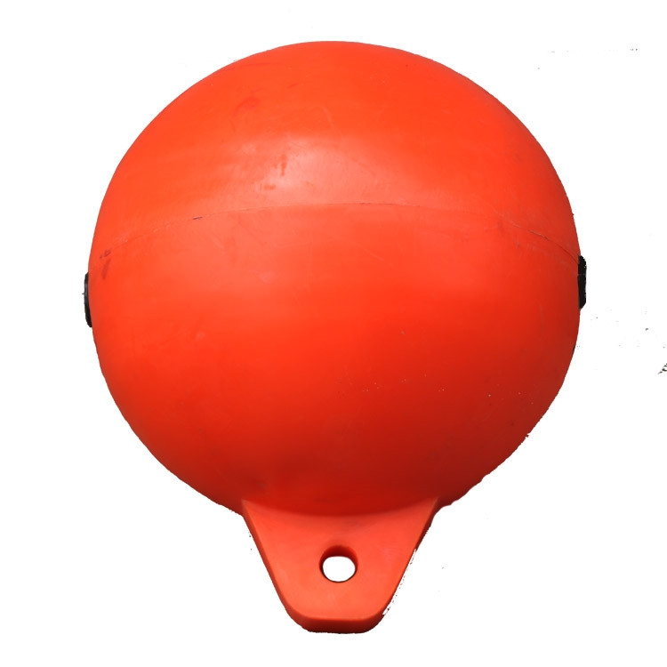 PE海洋警示塑料浮球 水上施工警示浮球