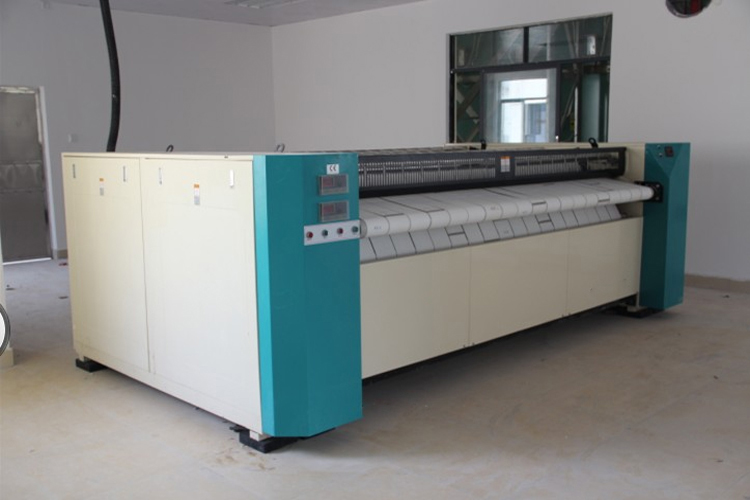 YP8033-2洗涤厂服装厂用3.3米双辊电加热烫平机力净智能