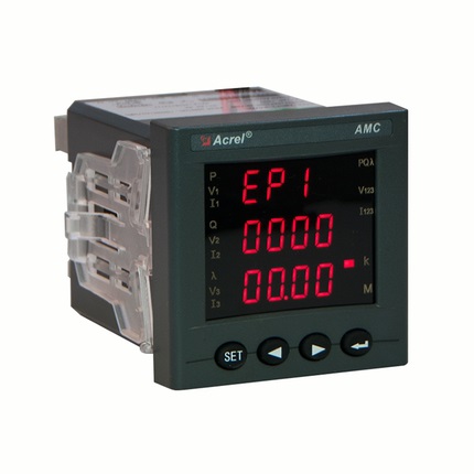 安科瑞AMC72-E/JC RS485 MODBUS+报警单相电能表单相多功能电表
