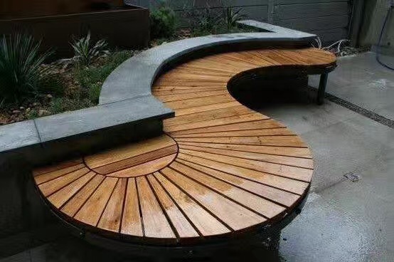 苏州户外公共座椅园林景区木制品加工定制