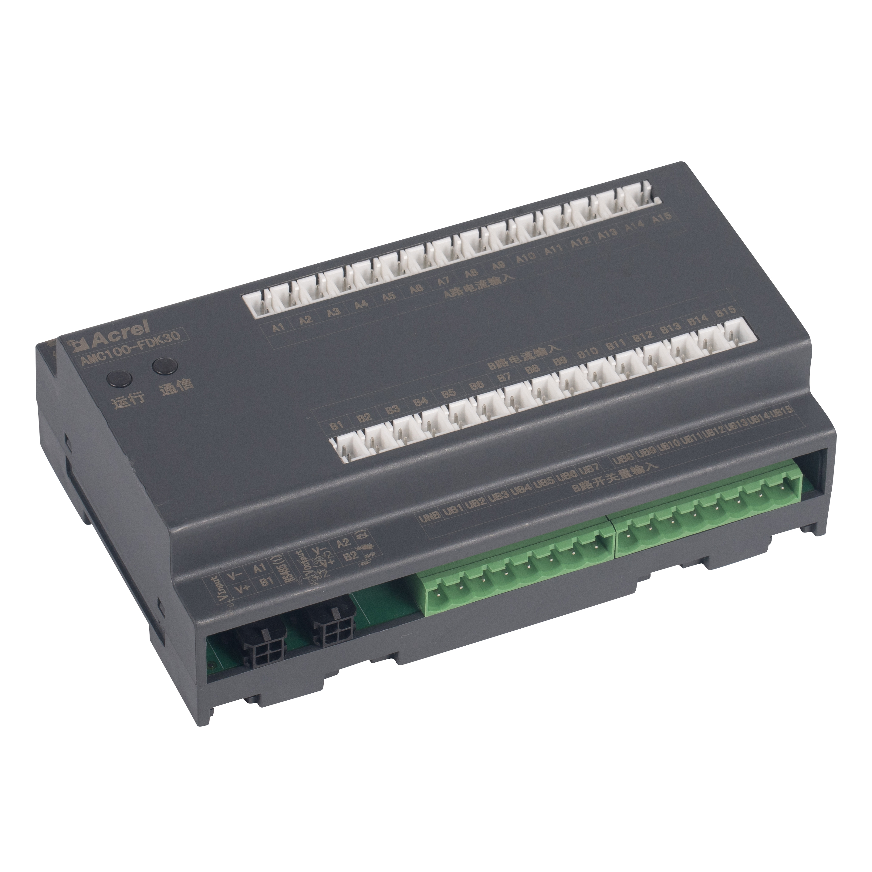 安科瑞 AMC100-ZD 數據機房精密配電監控裝置 檢測兩路獨立進線電壓 8路開關量輸入 4路開關量輸出 1路溫濕度監測