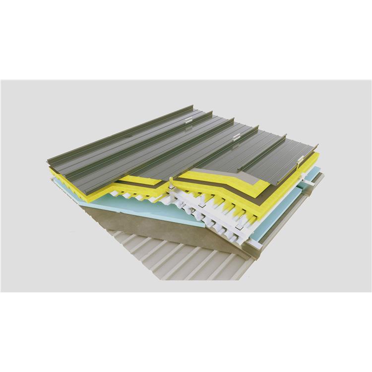 钛锌板施工 矮立边屋面 屋面系统