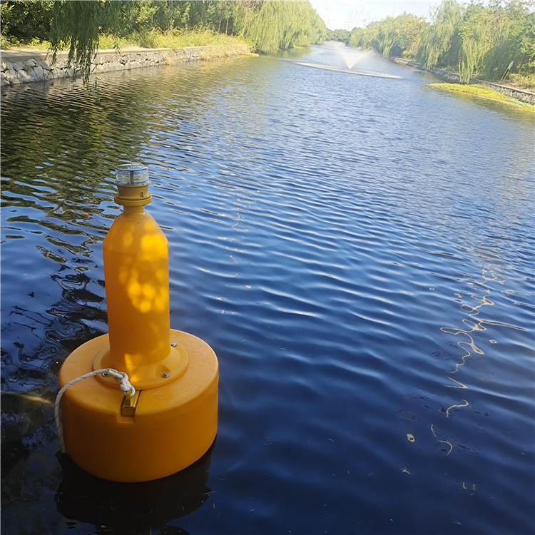 嘉善三级航道助航浮标供应 柏泰PE材质水上警示浮标