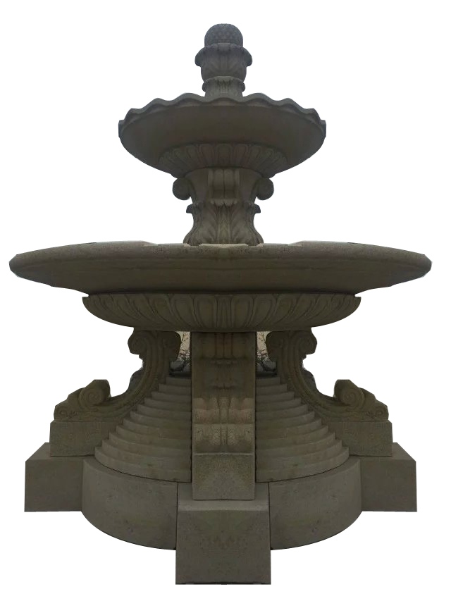 欧式石雕喷泉小区大型水钵 惠安海亨石雕