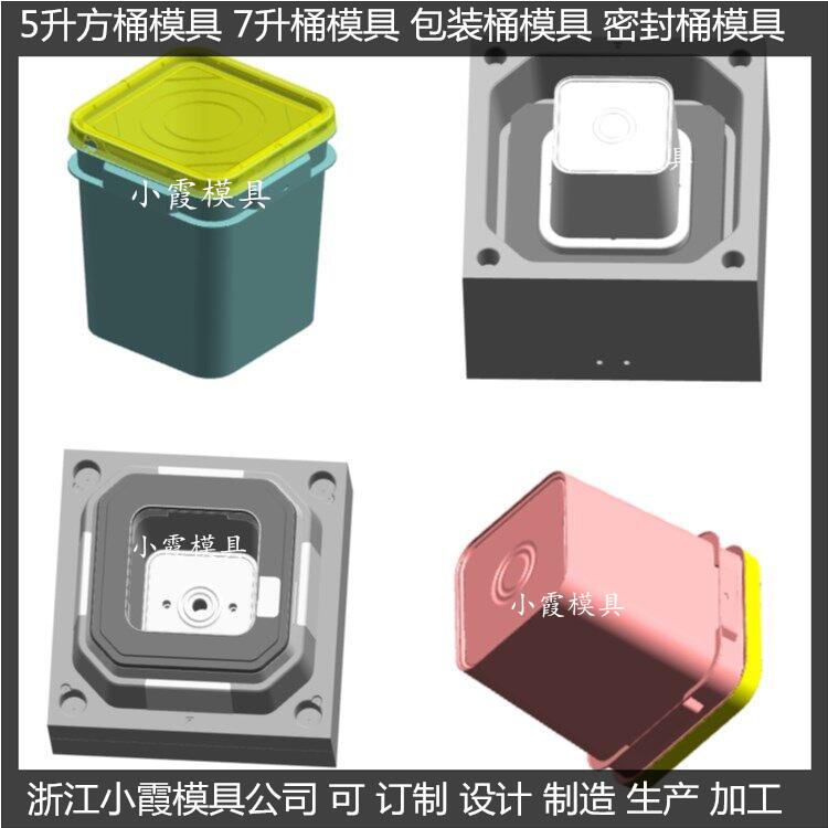 台州塑胶模具 18L润滑油桶注塑模具