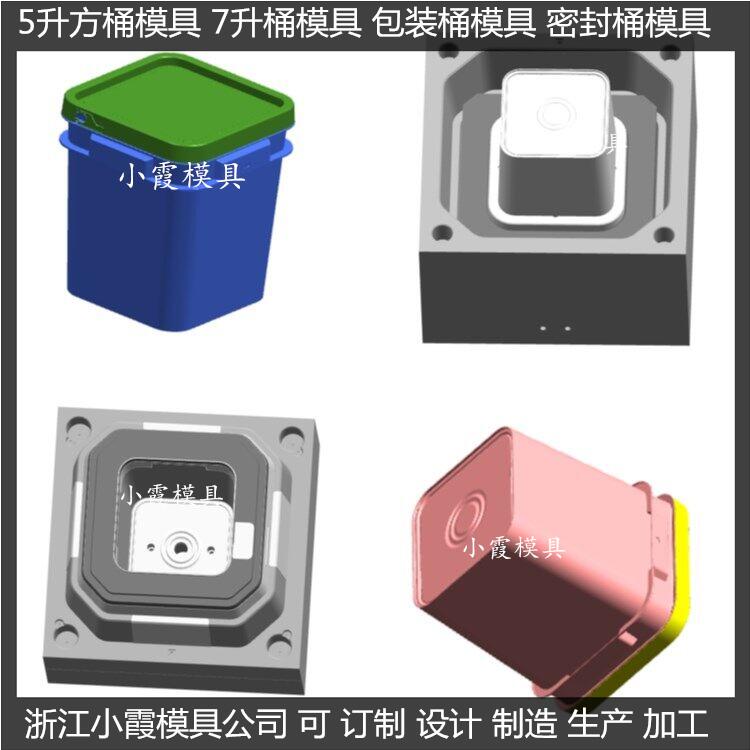 台州塑胶模具 18L食品桶注塑模具