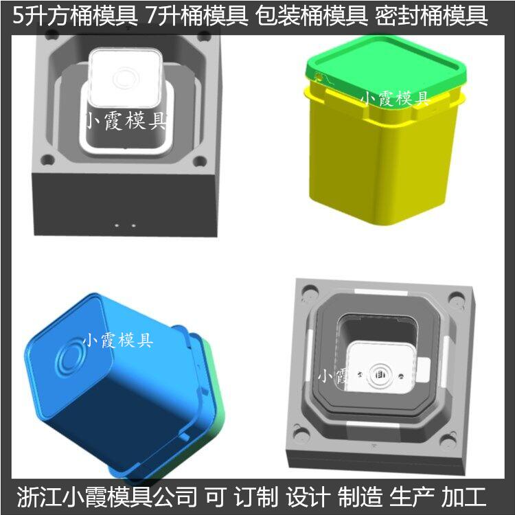 浙江注塑模具 40L包装桶塑胶模具