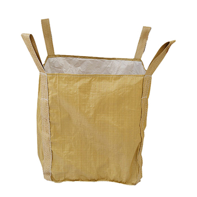 环保颗粒太空袋 四川蓬安县矿砂吨包袋 白色编织布包装袋