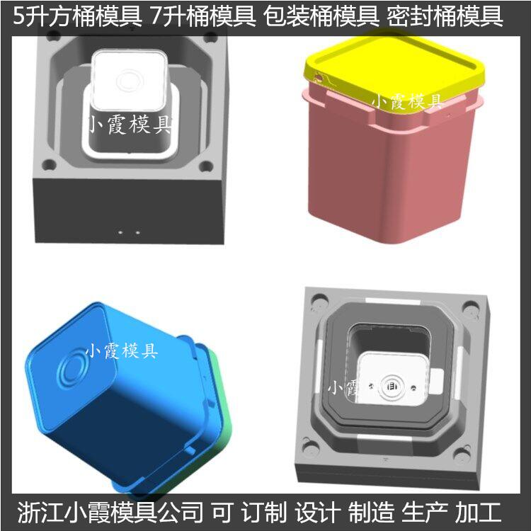 黄岩塑胶模具 28升胶水桶塑料模具