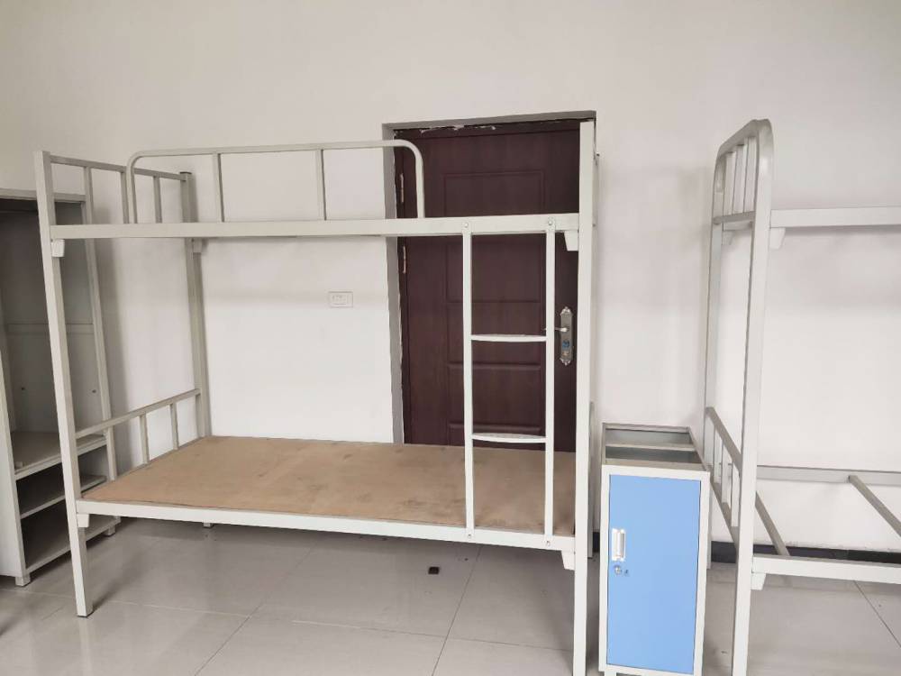 上下铺铁架床 学生宿舍 员工 工地双层高低 架子双人寝室公寓单人铁床