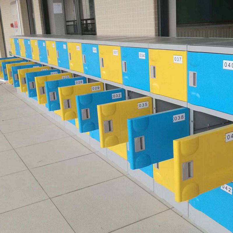 ABS塑料学生书包柜 小学生学校班级教室储物柜 独立 带锁学生收纳柜