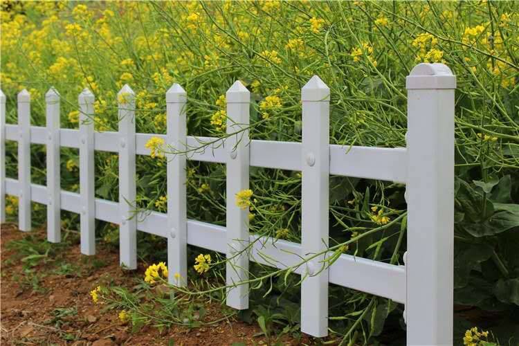 pvc塑钢护栏 草坪变压器围栏 绿化花园农村栅栏篱笆栏塑料庭院栏杆